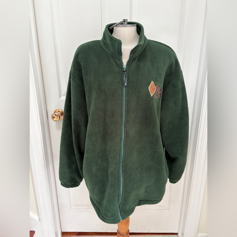 Northern Lifestyles Green Fleece Jacket/sweater Anne Murray Centre